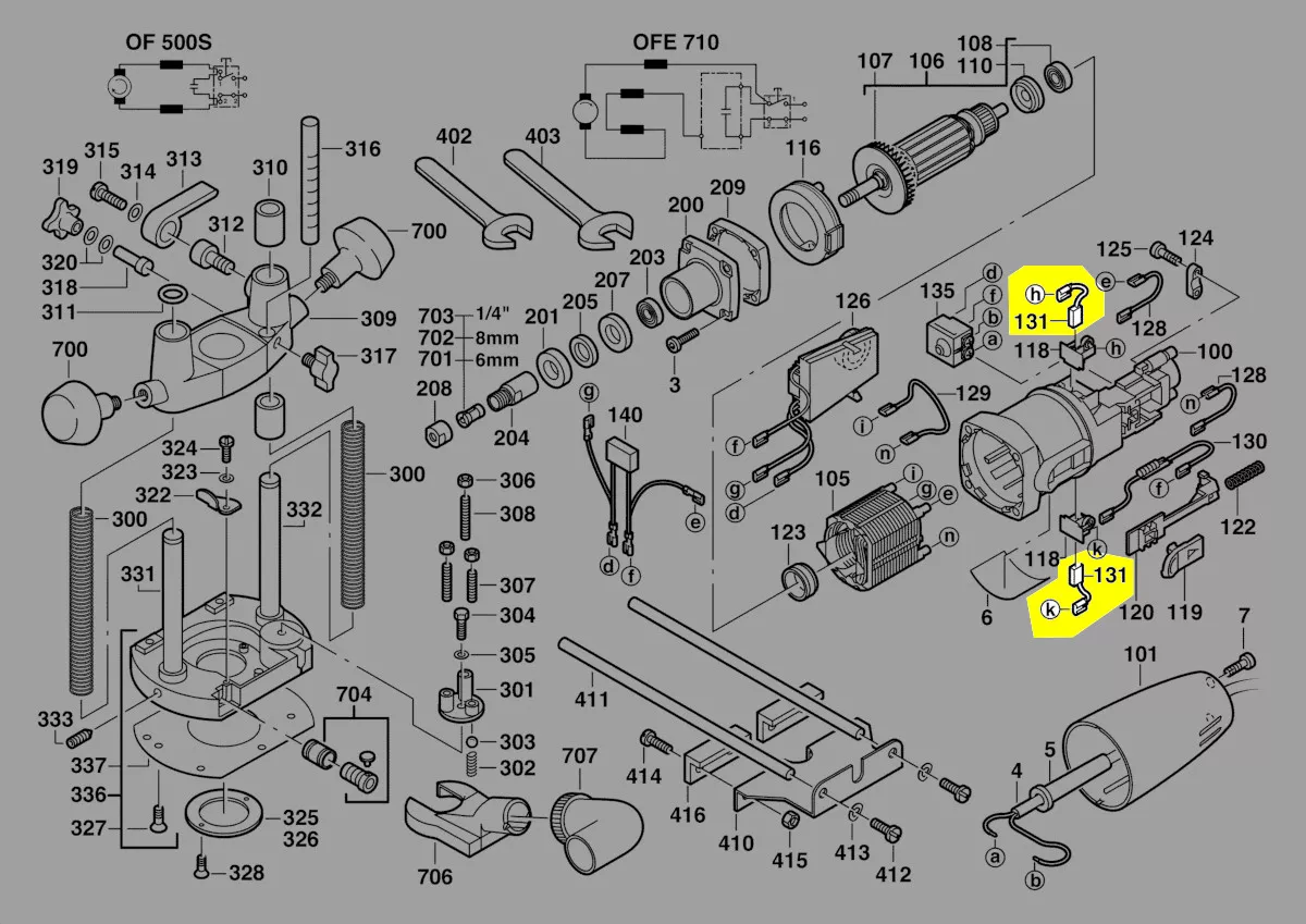 balais charbon réf. 4931392611 AEG